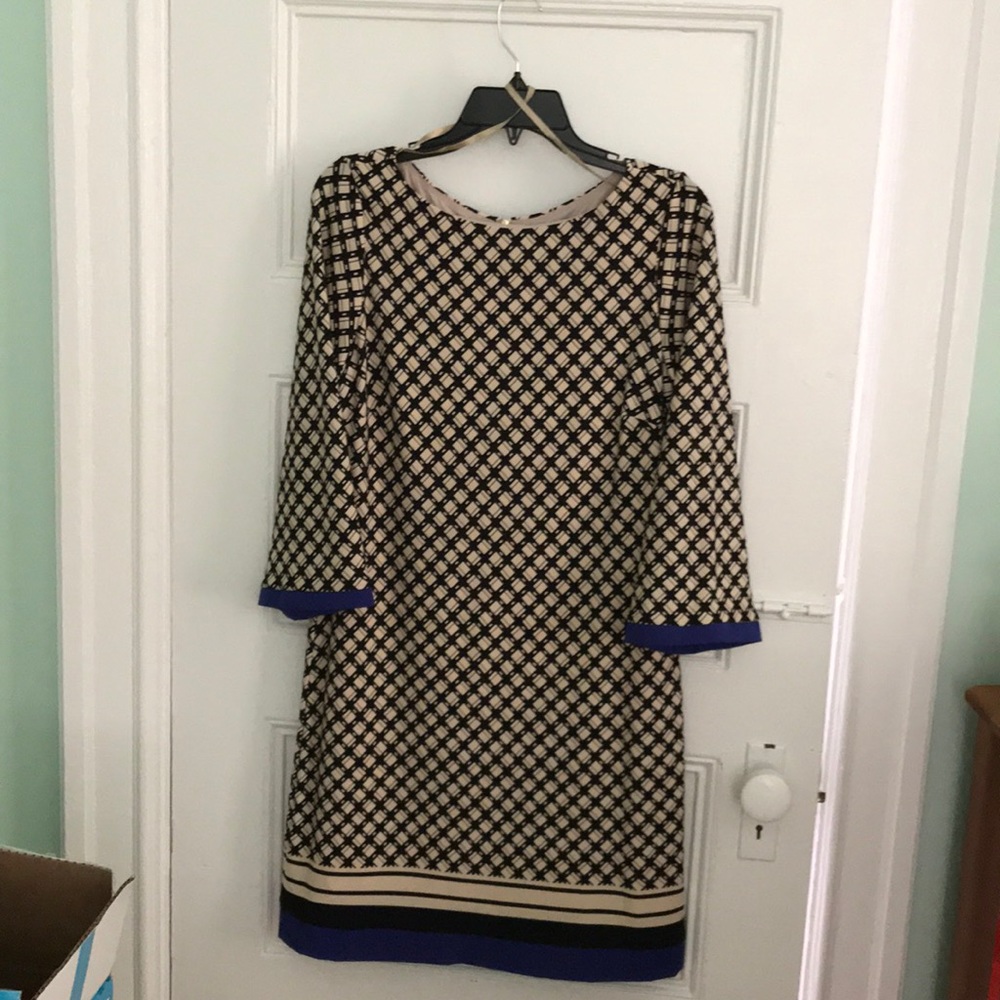 Eliza J patterned shift dress